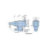 @New baby Chuck  Type  Clamping Diameter : ø0.25 - ø6 - Makotools Industrial Supply Tools for Metal Cutting